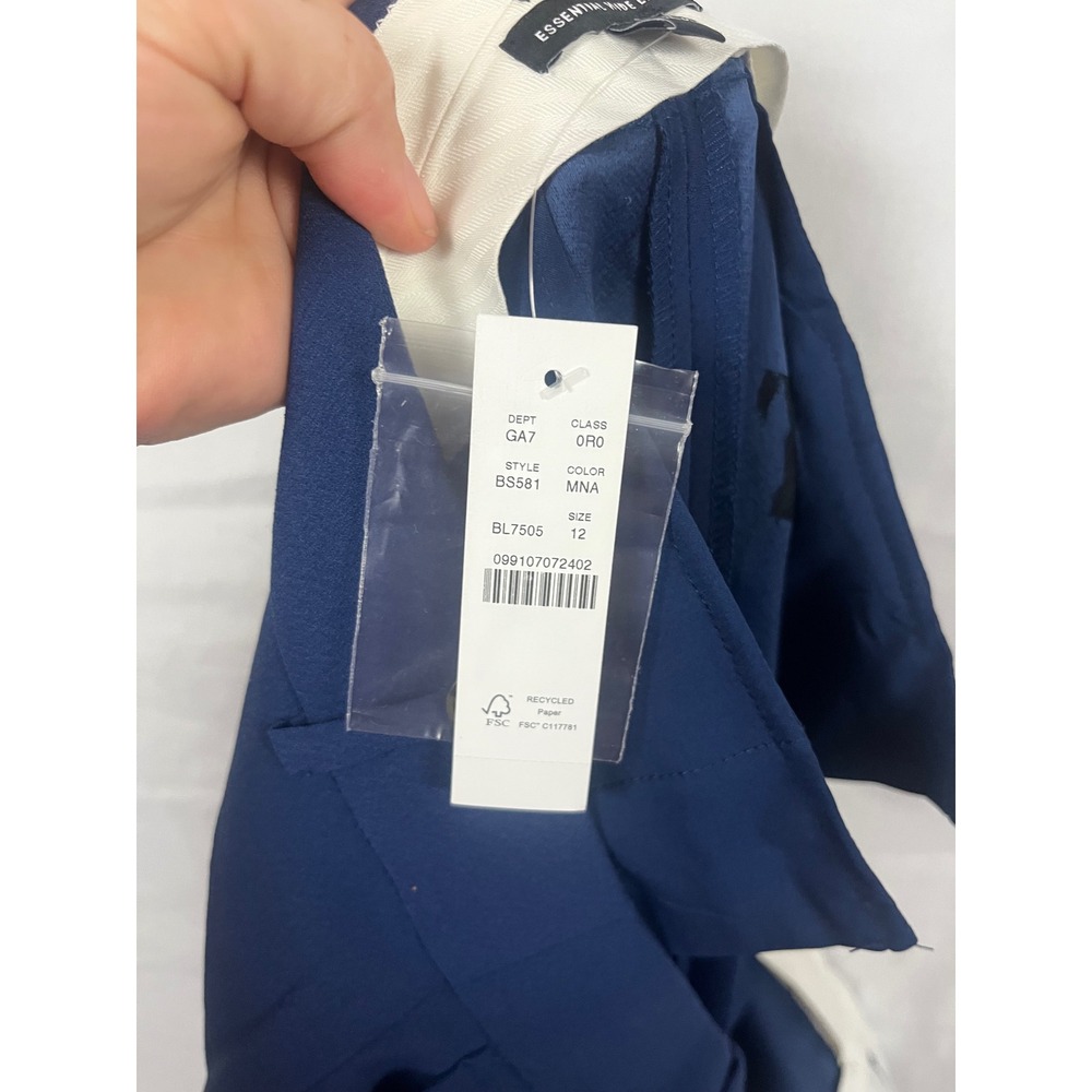 J. Crew cobalt blue wide-leg trousers - Picture 5 of 8